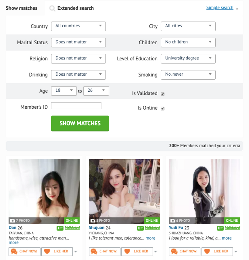 find asian bride on RomanceTale